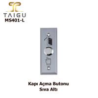 MS - 401L Kapı Açma Butonu, Sıva Altı (İnce Tip) Çıkış Butonu